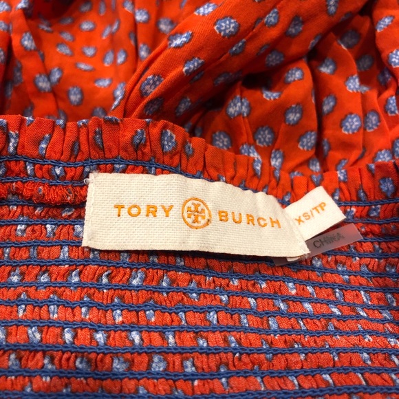 Tory Burch | Myra Skirt in Poppy Red Mali - Picture 7 of 8